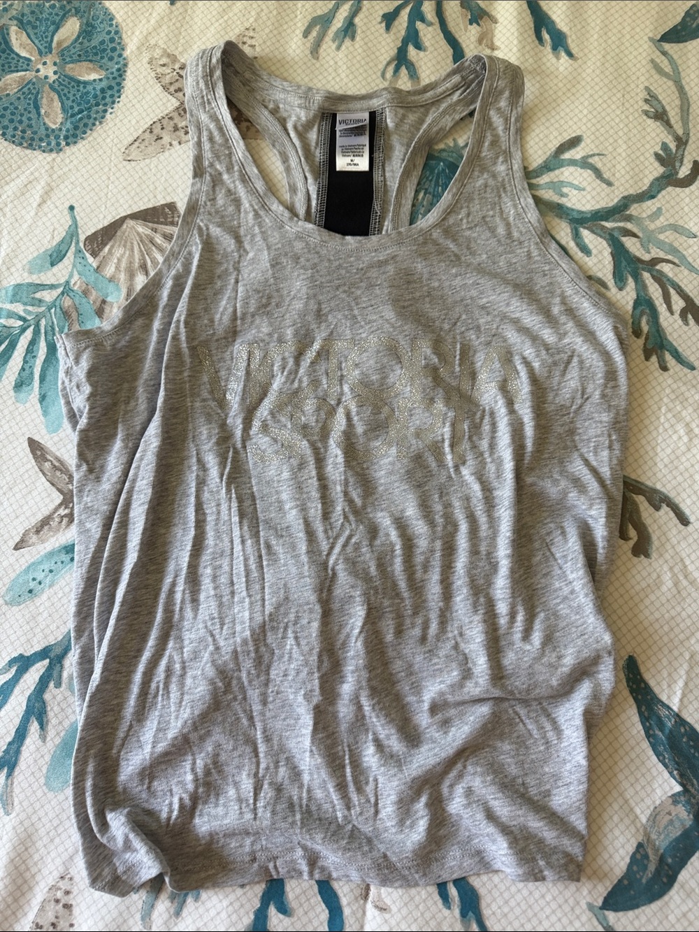 Victoria Sport Athletic Tank- Womens M- Gray